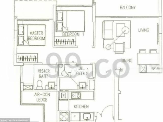 Watercolours D18, Condominium