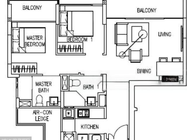Watercolours D18, Condominium