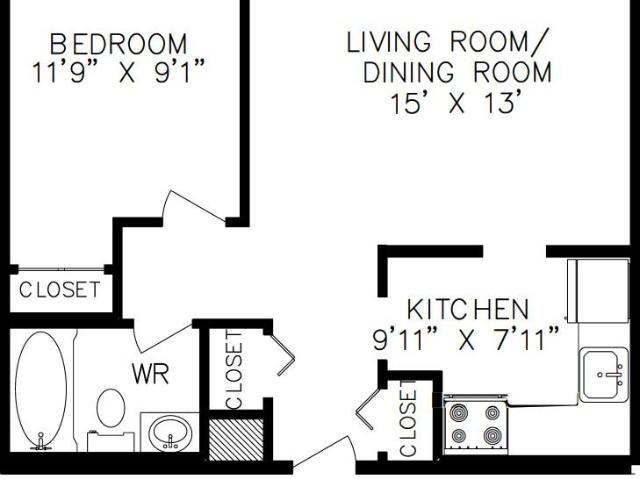 Waterford 1 Bedroom Apartment for Rent at 1241 Kilborn Pl, Ottawa, ON K1H 1A5 Alta Vista