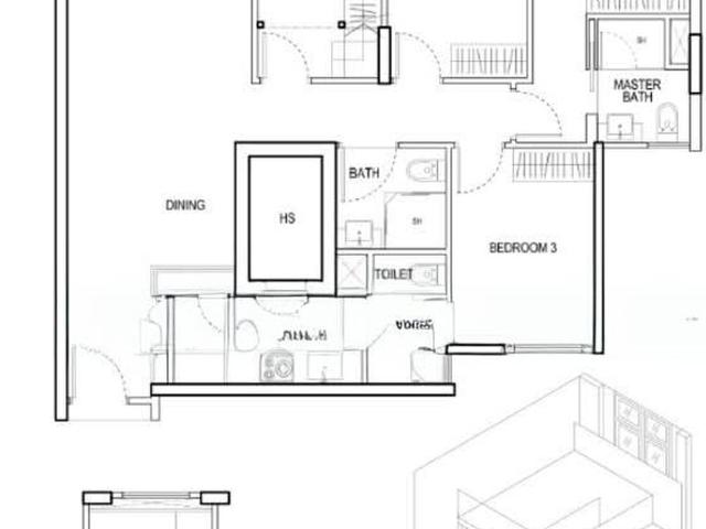 Waterfront @ Faber D5, Apartment