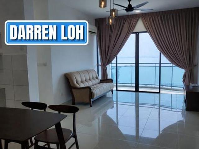 WATERSIDE RESIDENCE 1055sqft FULLY FURNISHED RENOVATED 2CP GELUGOR