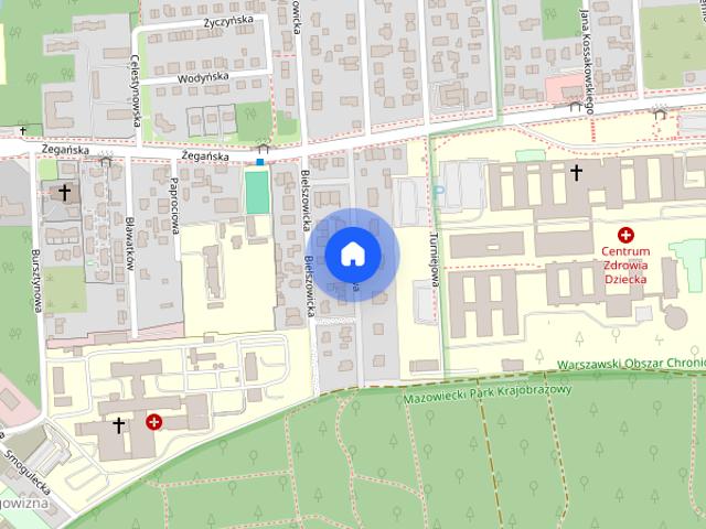 Wawer, ul. Turkusowa, Kawalerka 25 m²