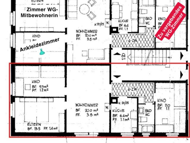 WG Zimmer in Wülflingerstrasse 313, 8408 Winterthur für 995 CHF