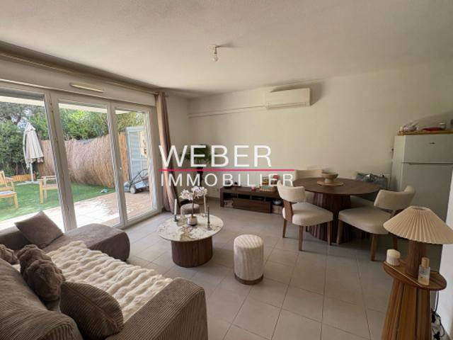 WEBER IMMOBILIER TYPE 2 + JARDIN + DOUBLE GARAGE