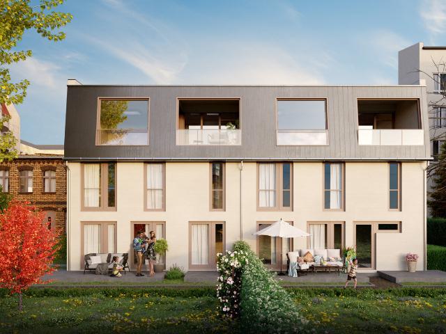 Weißensee: Berliner Allee: ERSTBEZUG im EIGENEN TOWNHOUSE 2024: 4 Zi, 3 Etagen, TERRASSE + GARTEN