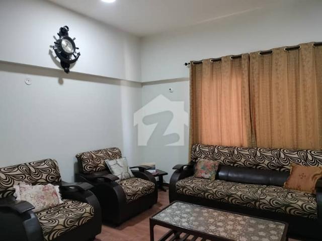 Well Maintained 2 Bed DD West Open Flat For Rent Saima Jinnah Avenue, Karachi