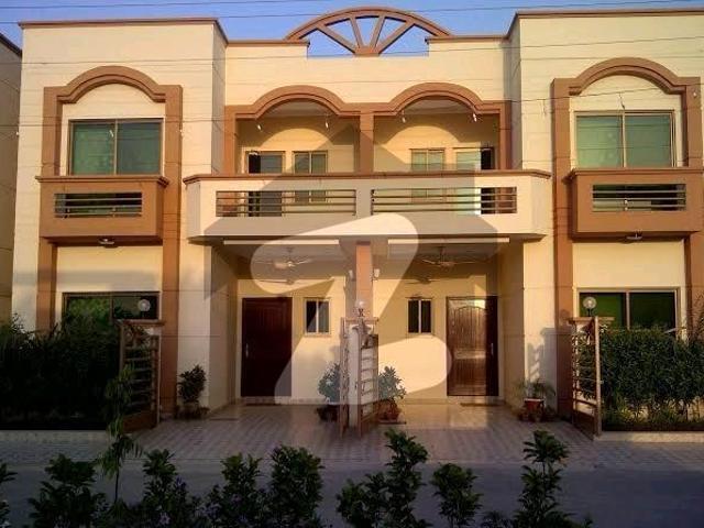 Well constructed Grey Structure House Available For sale In Modern Classic Villas Canal Cantt View Housing Society