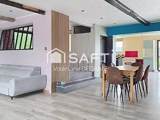 Wervicq Sud 59117 Achat / Vente maison 5 pièces t5 parking