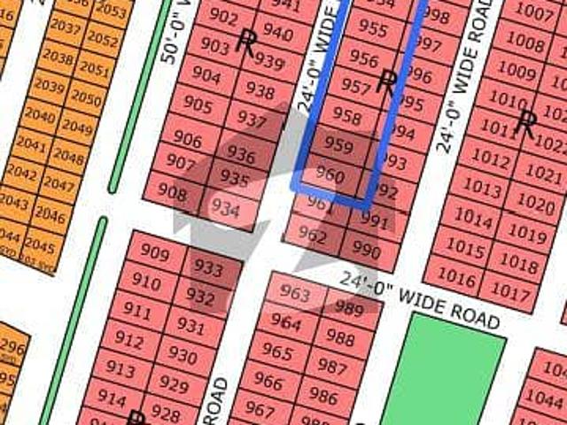 West open 120 sq yards plot for sale at gold block