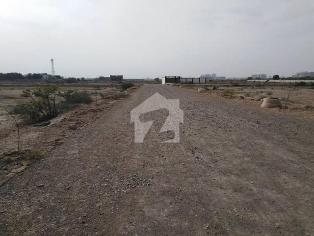 West Open 200 Square Yards Residential Plot In Pak Ideal Cooperative Housing Society For Sale