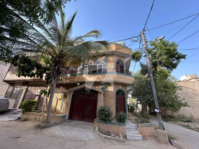 West Open Corner House 145 Sq Yard Ground +1 Private Construction | Gas | K Electric | Gas Car Parking All Utilities Are Available