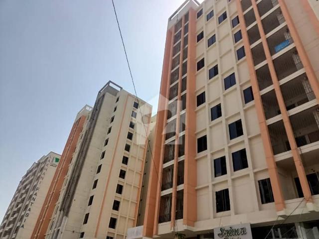 West Open Corner 3 Bed DD Flat For Sale In Saima Residencia Scheme 33 Karachi