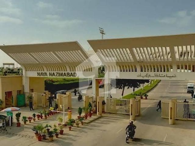 West Open Residential Plot Sized 160 Square Yards Available In Naya Nazimabad Block D