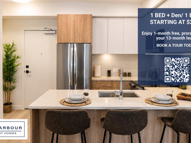 West Harbour 1 bd+Den [object Promise] for Rent