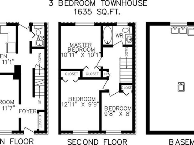 West Park I Townhouses 3 Bedroom Apartment for Rent at 660 Sir John A Macdonald Blvd, Kingston, ON K7M 1A2 Hillendale
