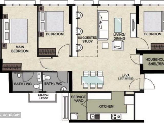 West Ridges @ Bukit Batok, HDB 5 Rooms