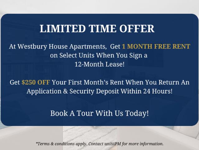 Westbury House Apartments 2 Bed 1 Bath [object Promise] for Rent