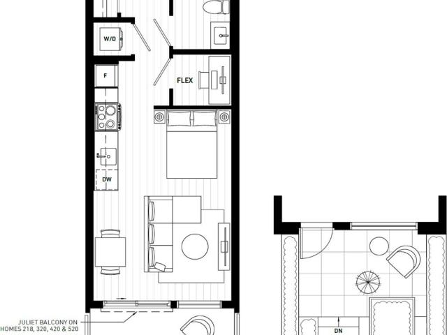Westward Studio Apartment for Rent at 2355 West 49th Ave, Vancouver, BC V6M None Kerrisdale