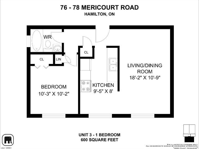 Whitney / Mericourt Apartments 1 Bedroom Apartment for Rent at 78 76 78 Mericourt, Hamilton, ON L8S None Ainslie Wood West