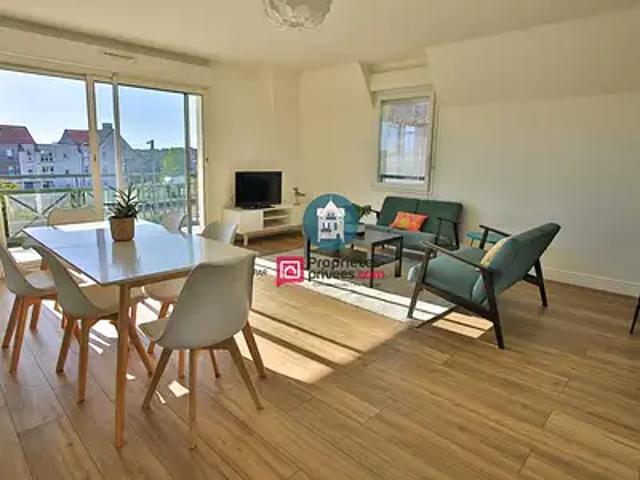 Wimereux 62930 Achat / Vente appartement 3 pièces t3 terrasse cave