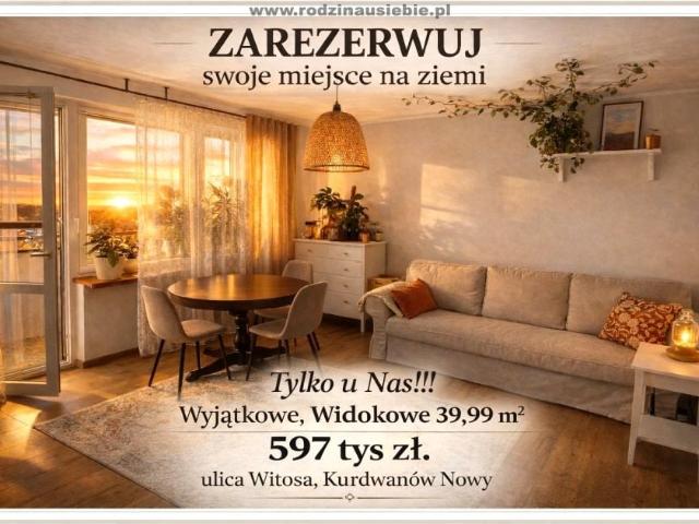 Wincentego Witosa 39,99 m², Kraków