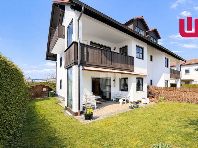 WINDISCH Gepflegte und sonnige 3 Zimmer Gartenwohnung zentral in Gilching nur 40m zur S Bahn!