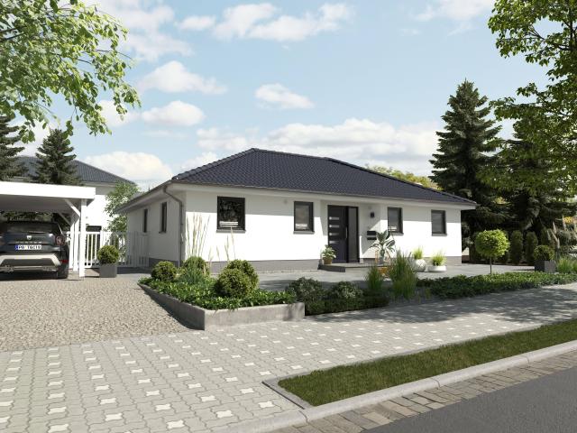 Winkelbungalow mit Sonnenterrasse