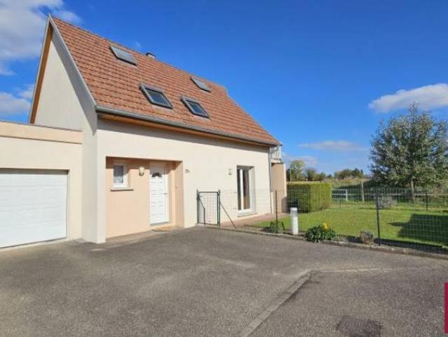 Wickerschwihr: Maison spacieuse 124m2 avec 4 chambres, jardin