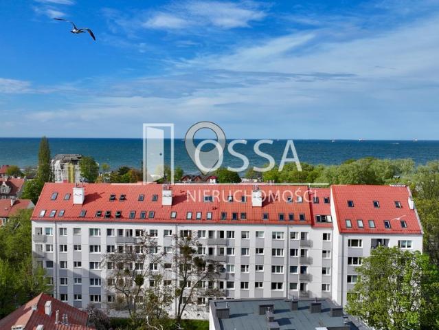 Widok na Zatokę Gdańską, 200m od plaży w Brzeźnie