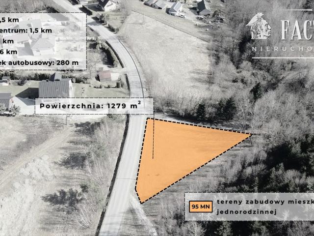 Widokowa działka 12,79 ara z prywatnością i mediami