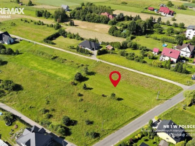Widokowa działka 1831 m² pod dom z ogrodem w Twardorzeczce
