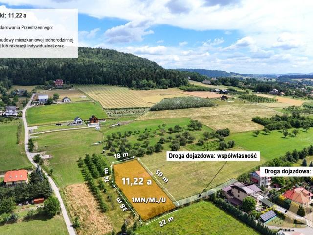 Widokowa działka 11,22 ara z panoramą Tatr Stronie