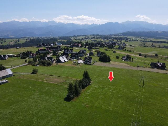 Widokowa działka 3800 m² z WZ na 6 domów w Sierockiem