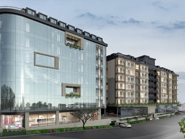 Widokowe 1 pokojowe mieszkanie z ochroną w Maltepe zapraszam