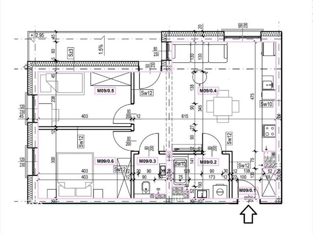 Wieliczka, Bogucice, Wygoda, 58,01 m2