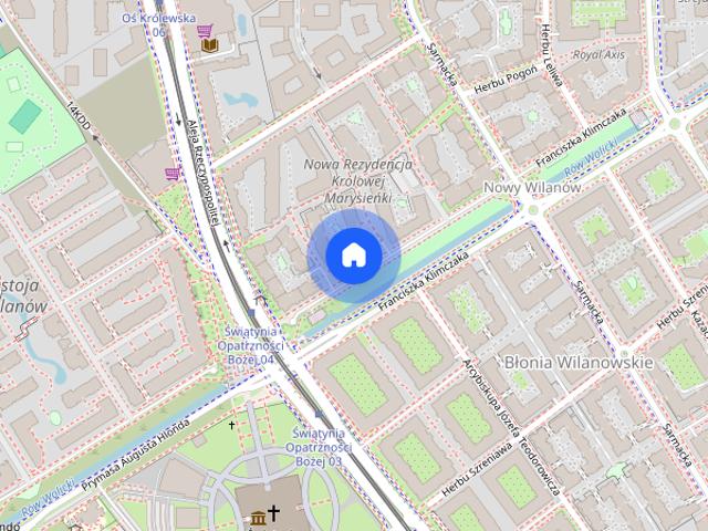 Wilanów 3 pokoje 59m²