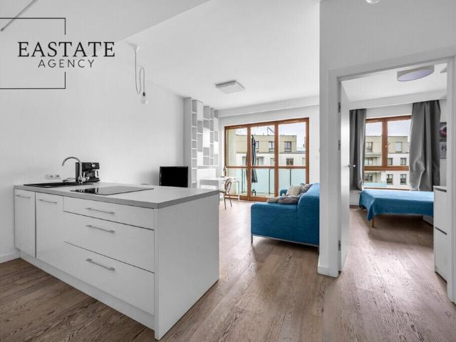 Wilanów, 41 m², jasne, odświeżone, balkon, garaż