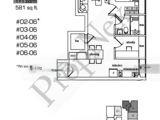 Wilkie 80 D9, Apartment