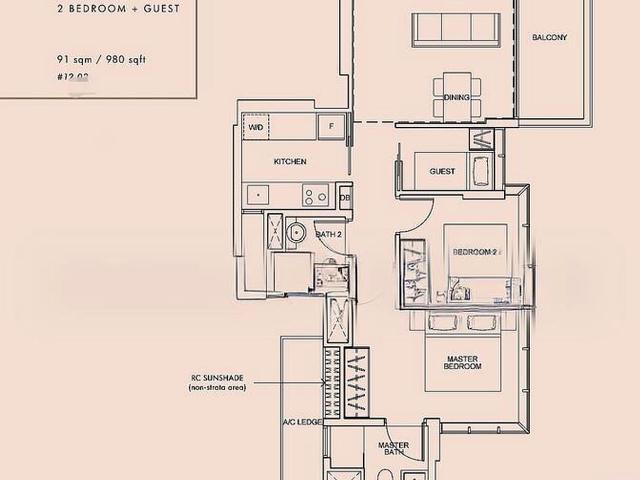 Wilshire Residences D10, Apartment