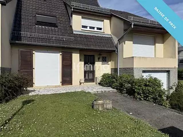 Wittenheim 68270 Achat / Vente maison 4 pièces t4 terrasse parking