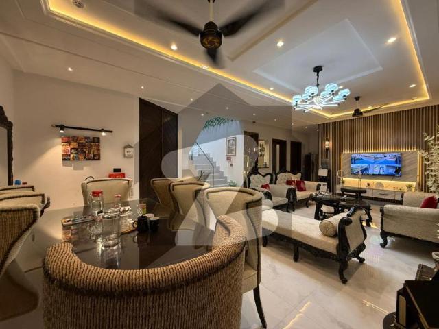 With 10 kva solar system modern design 10 marla brand new owner built luxury bungalow with basement at very hot location in dha phase 5 available for sale dha phase 7 block y