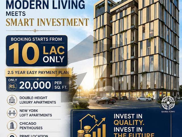 With 10 Lac Booking Get Your Fully Furnished One Bed Apartment On Easy Installment Plan