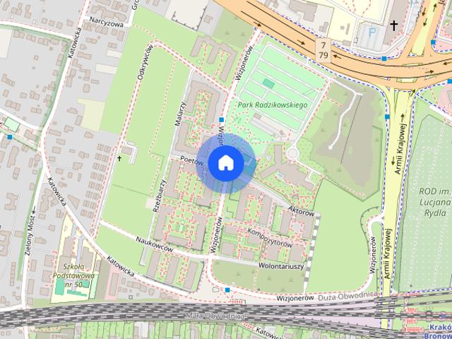 Wizjonerów | Bronowice | 48m2 | 2 pok. +kuchnia