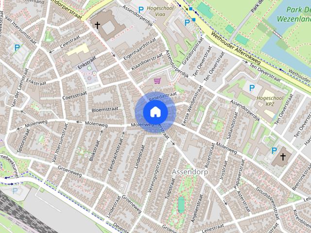 Woning aan de Assendorperstraat te Zwolle