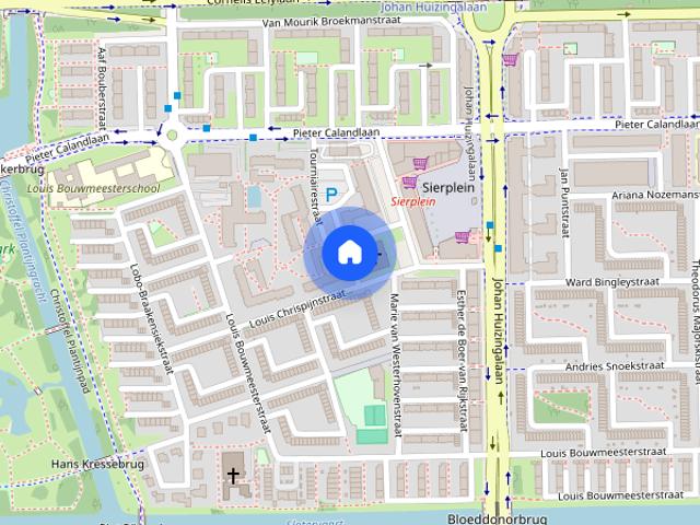 Woning aan de Tourniairestraat te Amsterdam