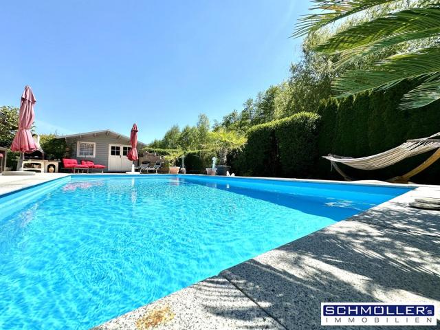 Wohlfühl Bungalow mit Pool in idyllischer Lage Nähe Wels