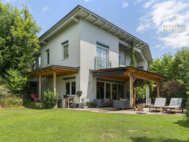 Gartenparadies mit Stil – Traumhaus mit Sauna & Weitblick in Moosburg