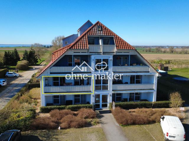 Wohlfühlwohnung 96m² am Kleinen Haff auf Usedom mit Balkon in ruhiger Lage