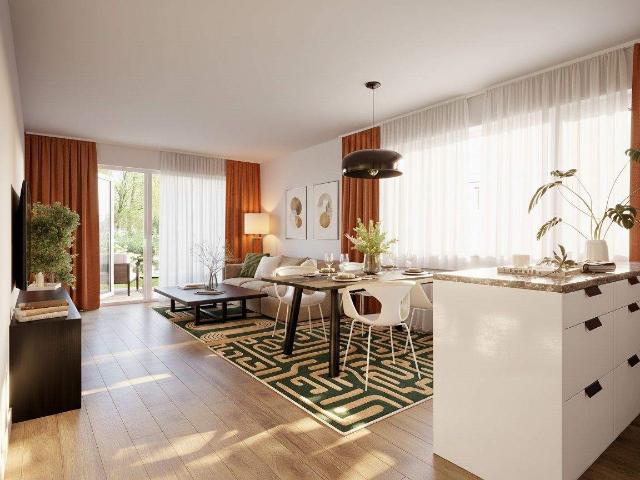 Wohn Oase mit Terrasse und Privat Garten im Erstbezug