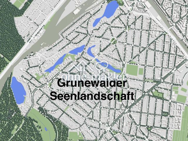 Wohn Baugrundstück in Grunewald BPLan für Villa, Einfamilienhaus und Doppelhaus